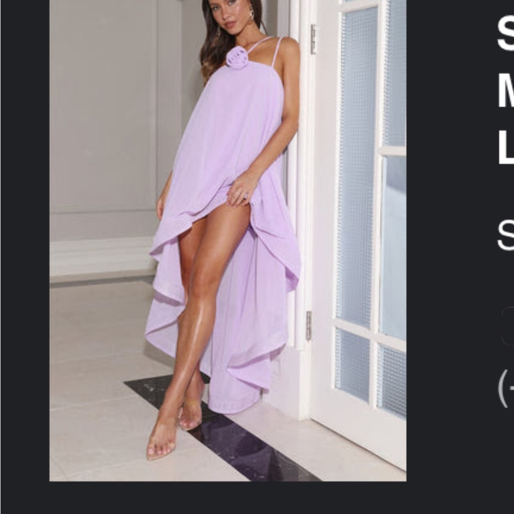 Hello Molly Lilac Purple Dress